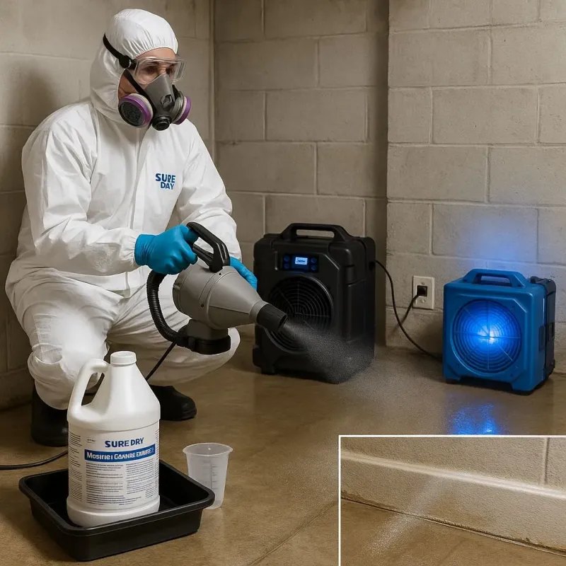 Sanitization and Odor Removal process in Temple, TX