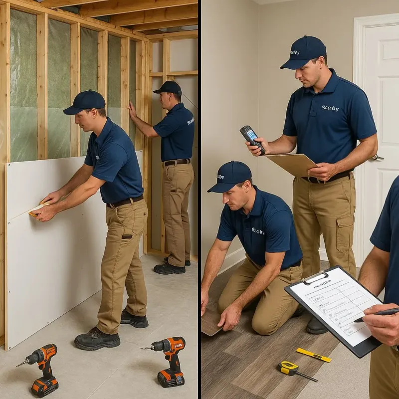 Repairs and Reconstruction process in Temple, TX